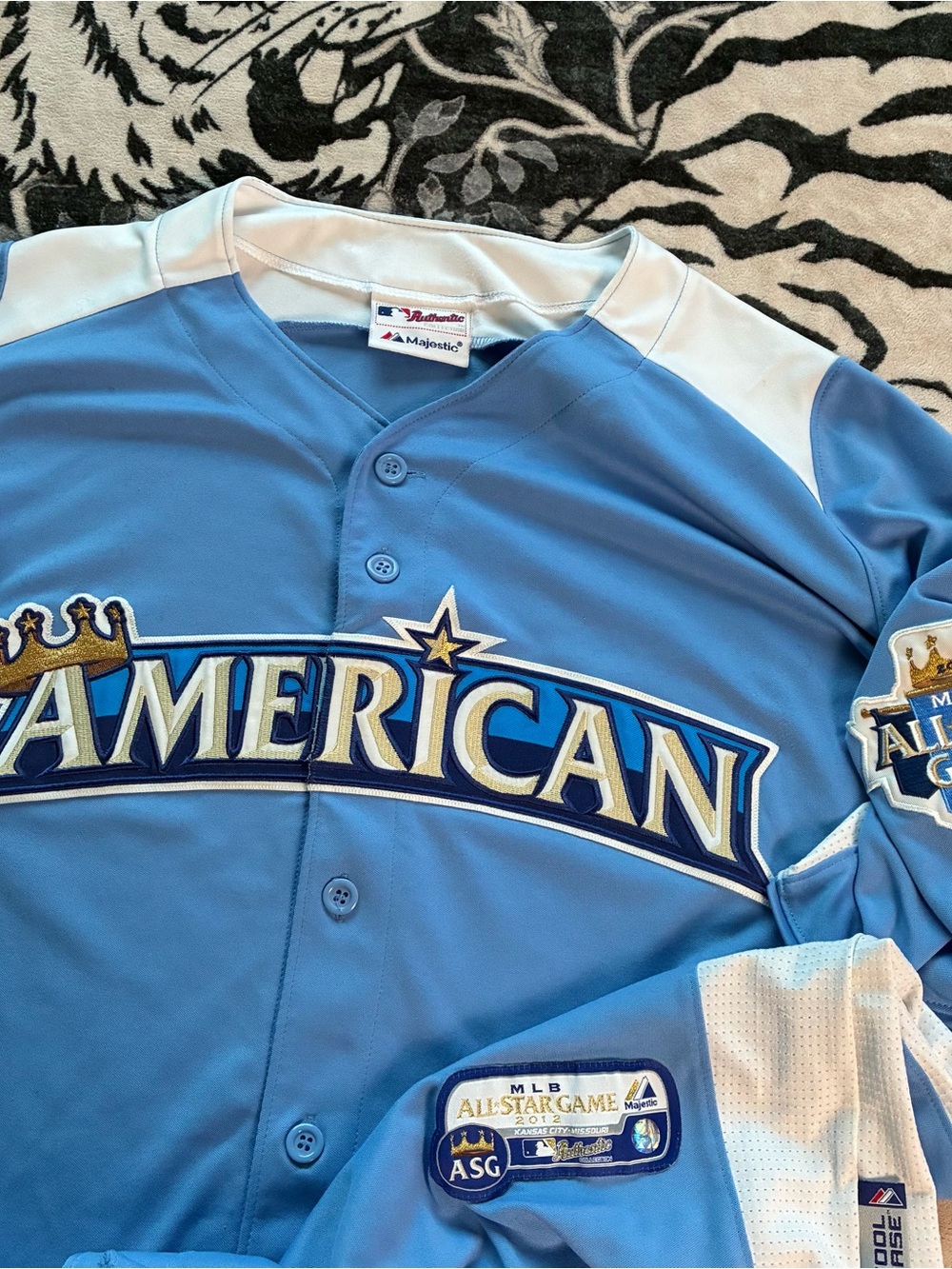 010 - KANSAS CITY ROYALS AMERICAN 2012 ALL STAR GAME JERSEY